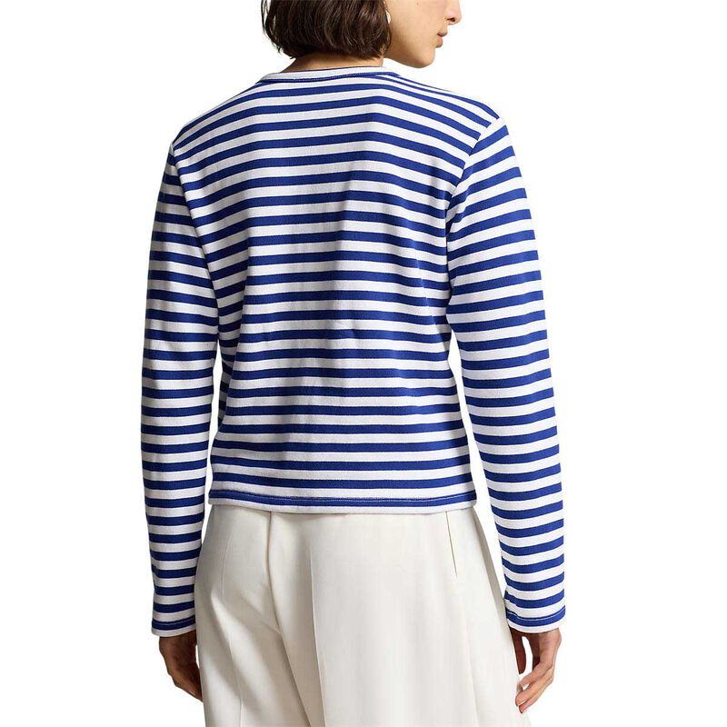 Polo Ralph Lauren Striped French Terry Cardigan image number 1